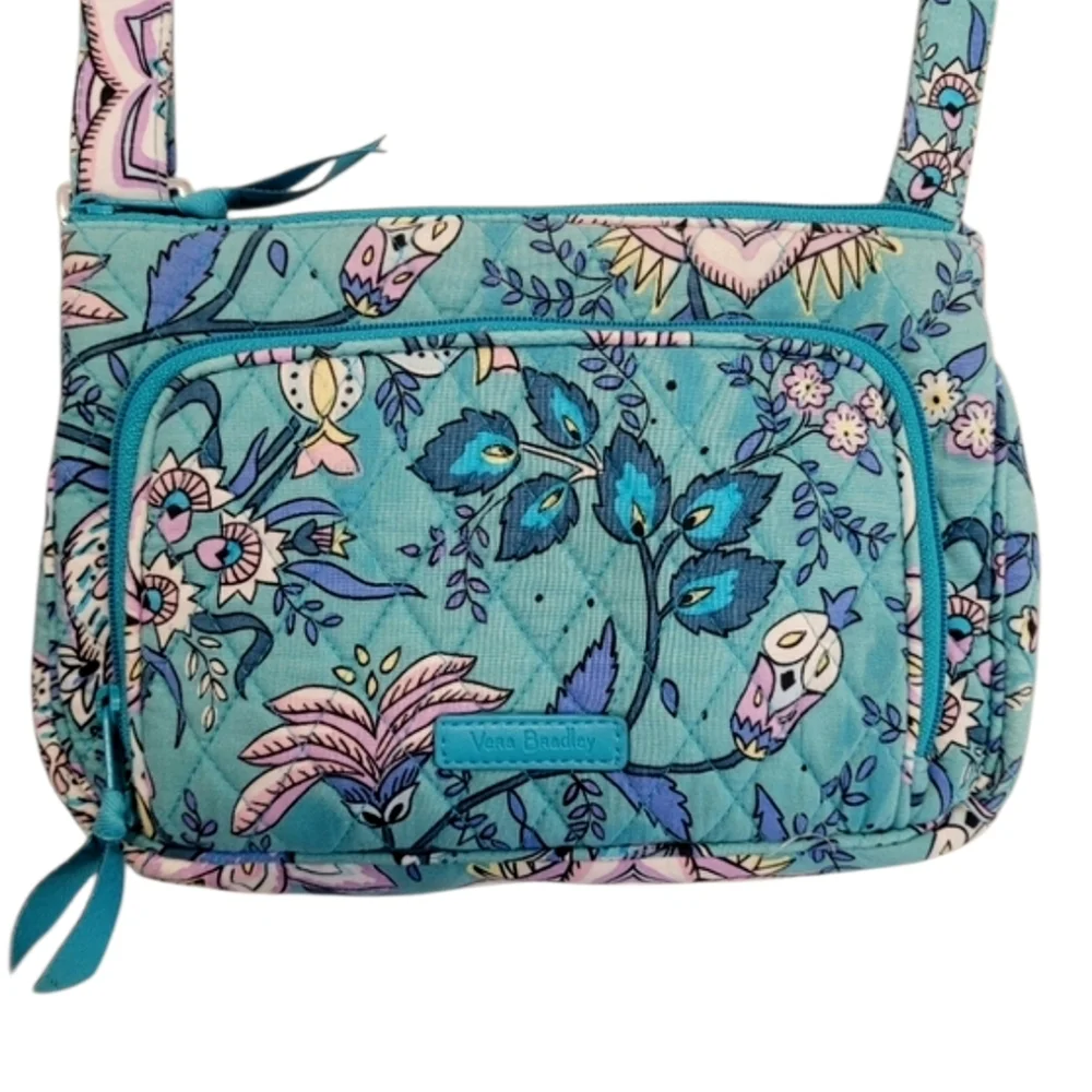 Vera Bradley Little Hipster Crossbody Bag in Peacock Garden